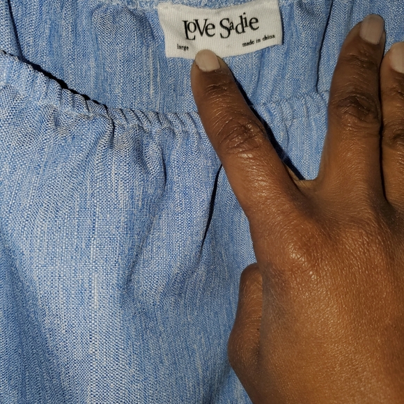 Love Sadie Women's Back Slit Maxi. (NOTE: Dress is in Blue) - Picture 3 of 9